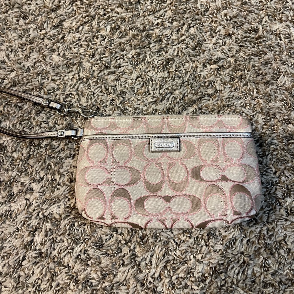 Coach Clutch and Wristlet